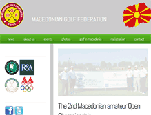 Tablet Screenshot of golfmacedonia.com